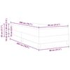 vidaXL Κρεβάτι box spring με στρώμα Σκούρο Γκρι 80 x 200 cm Βελούδο