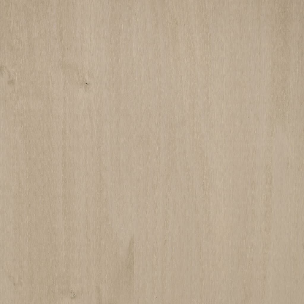 vidaXL Συρταριέρα HAMAR Καφέ Μελί 79 x 40 x 80 εκ. Μασίφ Ξύλο Πεύκου