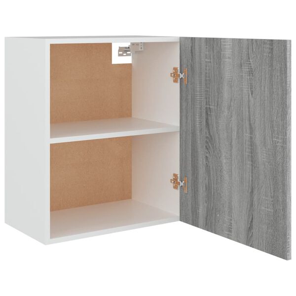 vidaXL Ντουλάπι Κρεμαστό Lyon Γκρι Sonoma 50x31x60εκ.