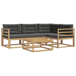 vidaXL &Sigma;&epsilon;&iota;&rho;ά &Kappa;&alpha;&nu;&alpha;&pi;έ &Epsilon;&xi;&omega;&tau;&epsilon;&rho;&iota;&kappa;&omicron;ύ 5 pcs Ά&sigma;&pi;&rho;&omicron; &kappa;&alpha;&iota; &Alpha;&nu;&theta;&rho;&alpha;&kappa;ί 79 x 79 x 37 &epsilon;&kappa;