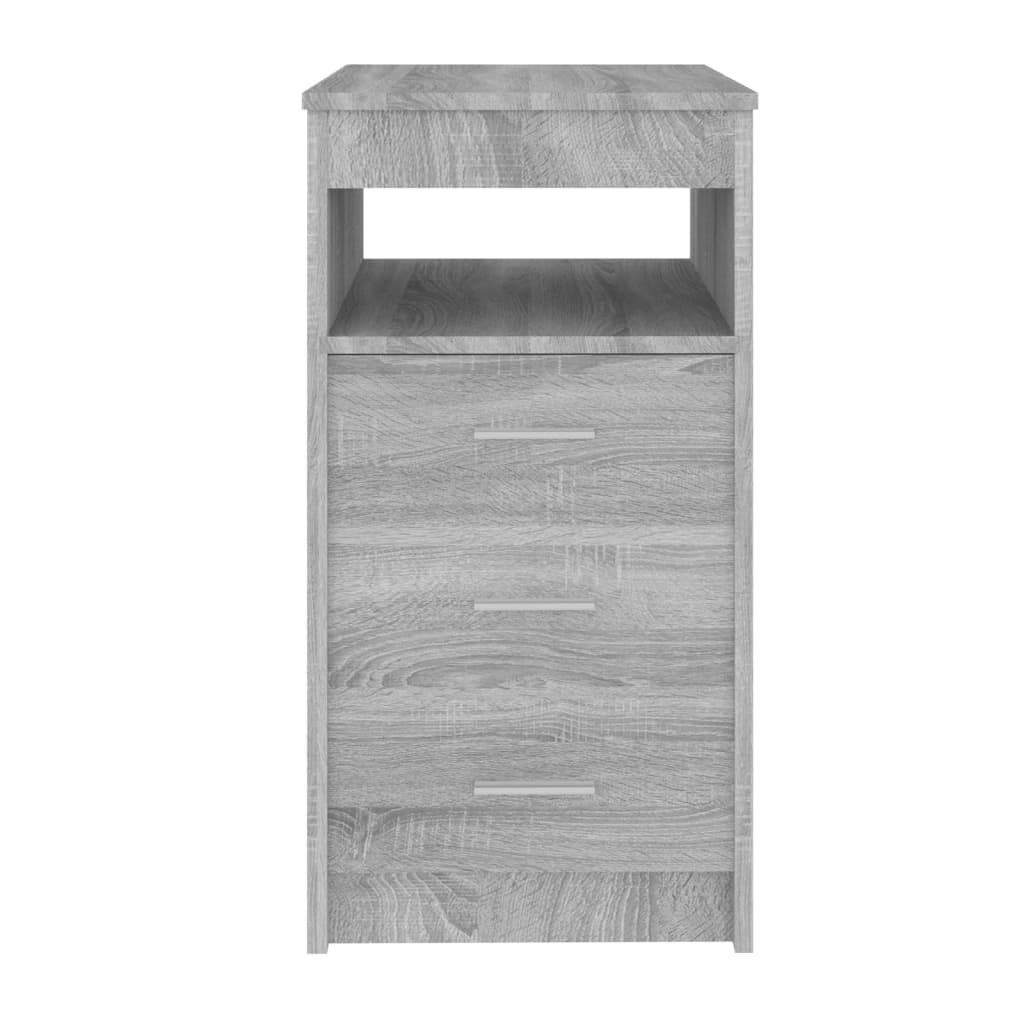 vidaXL Συρταριέρα Γκρι Sonoma 40 x 50 x 76 εκ. από Επεξεργασμένο Ξύλο
