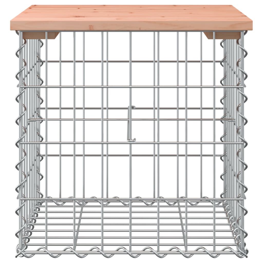 vidaXL Πάγκος Κήπου Συρματοκιβώτιο 43 x 44 x 42 εκ. Μασίφ Ψευδοτσούγκα