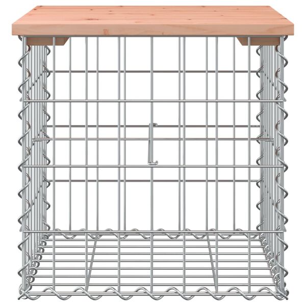 vidaXL Πάγκος Κήπου Συρματοκιβώτιο 43 x 44 x 42 εκ. Μασίφ Ψευδοτσούγκα