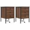 vidaXL &Kappa;&omicron;&mu;&omicron;&delta;ί&nu;&omicron; 2 pcs &Kappa;&alpha;&phi;έ &delta;&rho;&upsilon;&sigmaf; 42 x 41 x 61 &epsilon;&kappa; &Epsilon;&pi;&epsilon;&xi;&epsilon;&rho;&gamma;&alpha;&sigma;&mu;έ&nu;&omicron; &xi;ύ&lambda;&omicron;