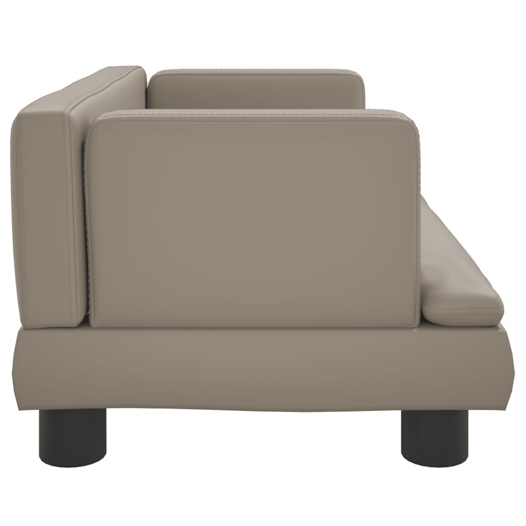 vidaXL Καναπές Παιδικός Καπουτσίνο 60 x 40 x 30 εκ. από Συνθ. Δέρμα