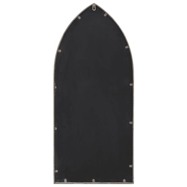 vidaXL Καθρέφτης Κήπου για Εξ. Χώρους Λευκό της Άμμου 70x30 εκ. Σίδερο