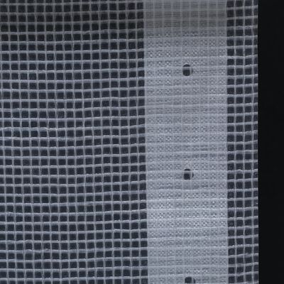 vidaXL Μουσαμάδες με Ύφανση Leno 2 τεμ. Λευκοί 4 x 4 μ. 260 γρ./μ²
