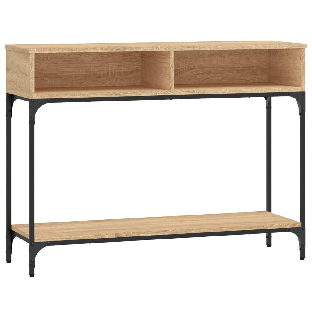 vidaXL Τραπέζι Κονσόλα Sonoma Δρυς 100x30,5x75 εκ. Επεξεργασμένο Ξύλο