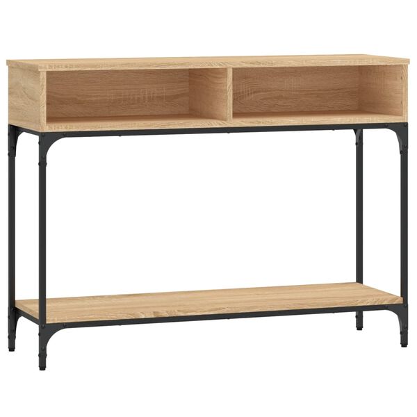 vidaXL Τραπέζι Κονσόλα Sonoma Δρυς 100x30,5x75 εκ. Επεξεργασμένο Ξύλο