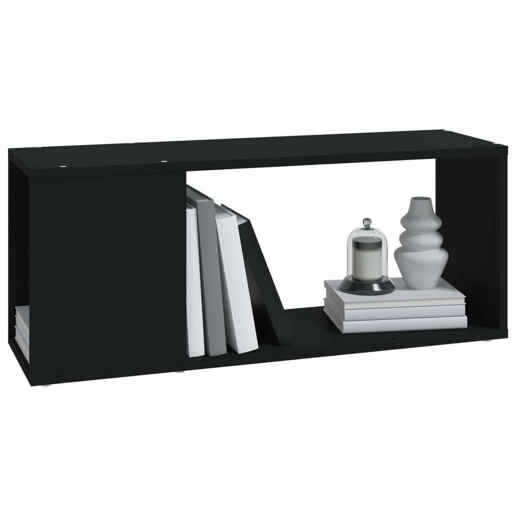 vidaXL Έπιπλο Τηλεόρασης Μαύρο 80 x 24 x 32 εκ. από Επεξ. Ξύλο