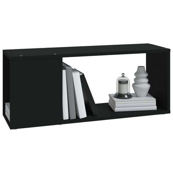 vidaXL Έπιπλο Τηλεόρασης Μαύρο 80 x 24 x 32 εκ. από Επεξ. Ξύλο
