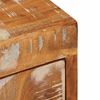 vidaXL Κομοδίνο 2 pcs Καφέ 35 x 33 x 48 εκ Ανακτημένο Στερεό Ξύλο