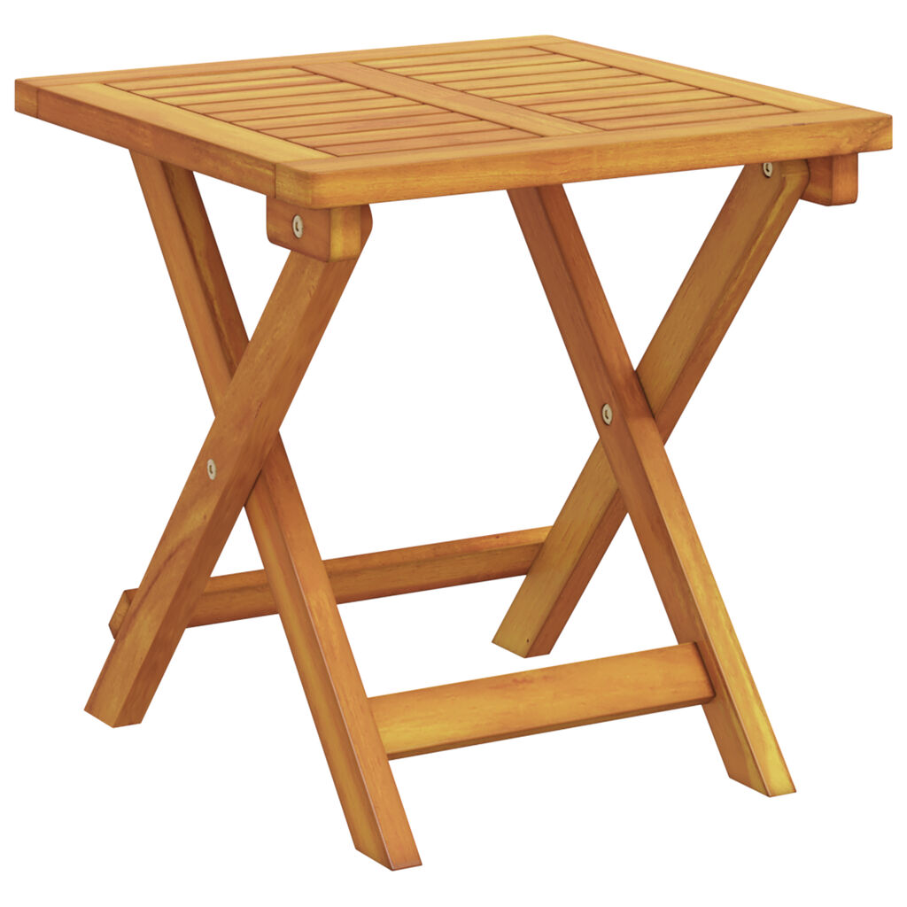 vidaXL Ξαπλώστρα 2 pcs Μπεζ 40 x 40 x 40εκ Μασίφ ξύλο ακακίας