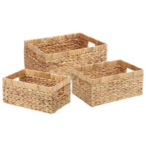 vidaXL &Kappa;&alpha;&lambda;ά&theta;&iota;&alpha; &Alpha;&pi;&omicron;&theta;ή&kappa;&epsilon;&upsilon;&sigma;&eta;&sigmaf; 3 pcs &Phi;&upsilon;&sigma;&iota;&kappa;ό 40 x 30 x 18 &epsilon;&kappa; &Upsilon;ά&kappa;&iota;&nu;&theta;&omicron;&sigmaf; &nu;&epsilon;&rho;&omicron;ύ