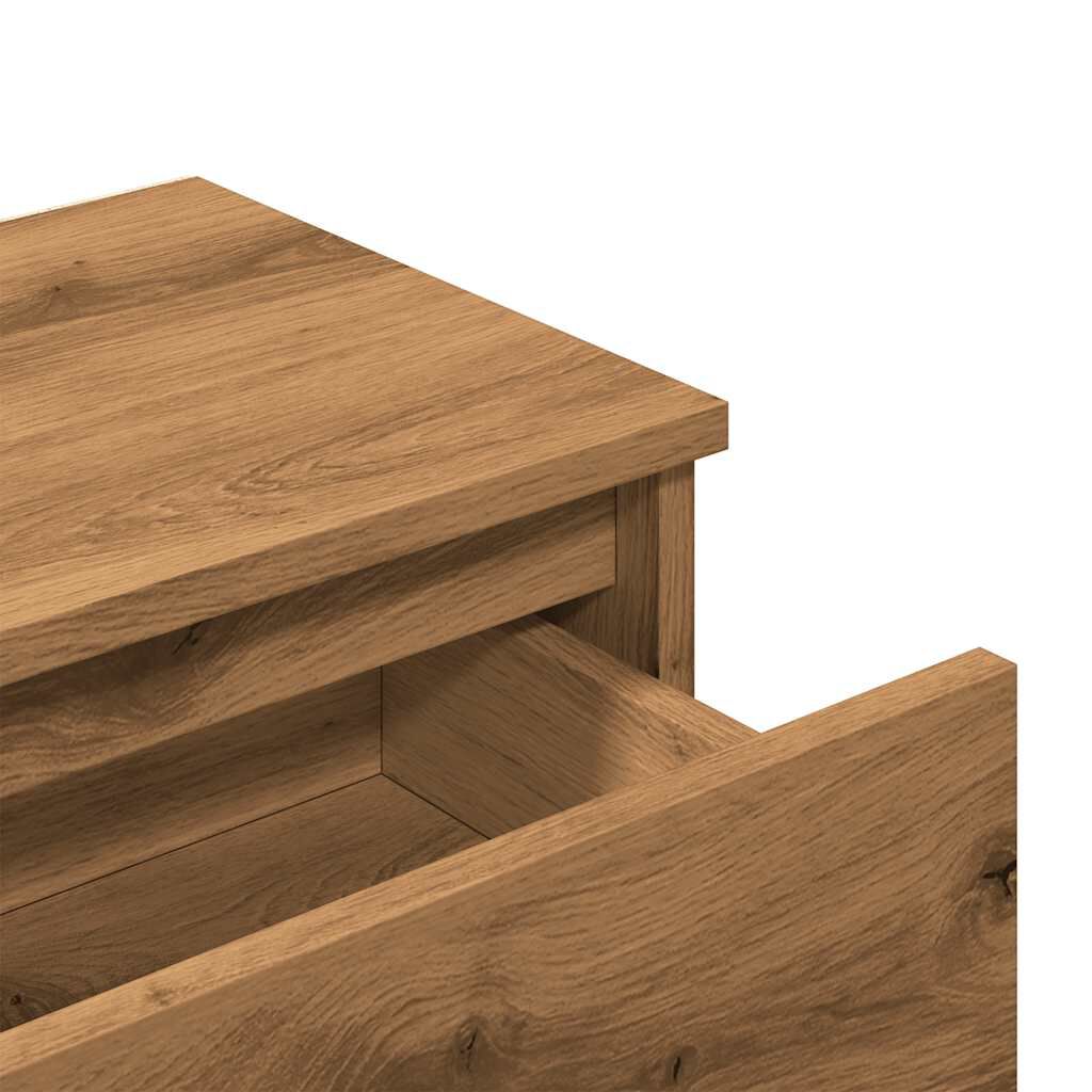 vidaXL Κομοδίνο ντουλάπι Artisan Oak 40x30x39 cm Κατασκευασμένο ξύλο