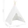 vidaXL Σκηνή Teepee Παιδική Λευκή 120x120x150 εκ. Peach Skin με Σάκο