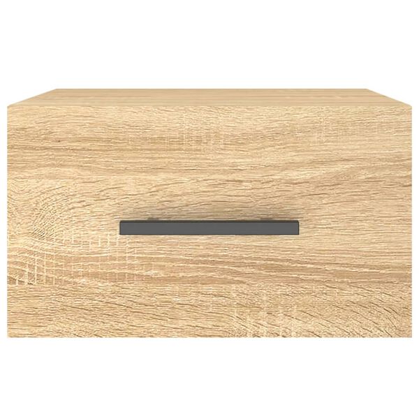 vidaXL Κομοδίνα Επιτοίχια 2 τεμ. Sonoma Δρυς 35 x 35 x 20 εκ.