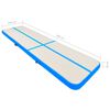 vidaXL Στρώμα Ενόργανης Φουσκωτό Μπλε 600 x 100 x 20 εκ. PVC με Τρόμπα