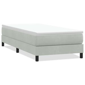 vidaXL Box Spring &kappa;&rho;&epsilon;&beta;ά&tau;&iota; &chi;&omega;&rho;ί&sigmaf; &sigma;&tau;&rho;ώ&mu;&alpha; &alpha;&nu;&omicron;&iota;&chi;&tau;ό &gamma;&kappa;&rho;&iota; 80x220cm &Beta;&epsilon;&lambda;&omicron;ύ&delta;&iota;&nu;&omicron;