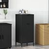 vidaXL Ντουλάπι Μπάνιου Μαύρο 39.5 x 36 x 88 εκ Επεξεργασμένο ξύλο