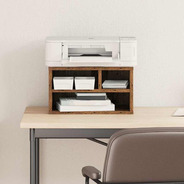 vidaXL Σταντ Εκτυπωτή Παλαιό ξύλο 40 x 32 x 22.5 εκ Επεξεργασμένο ξύλο