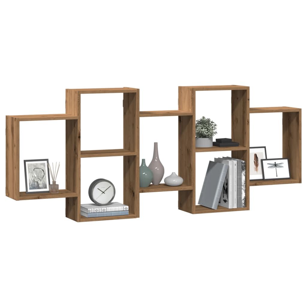 vidaXL Ράφι Τοίχου Αρτισιανή Δρυς 159x18x65 εκ. από Επεξεργασμένο Ξύλο