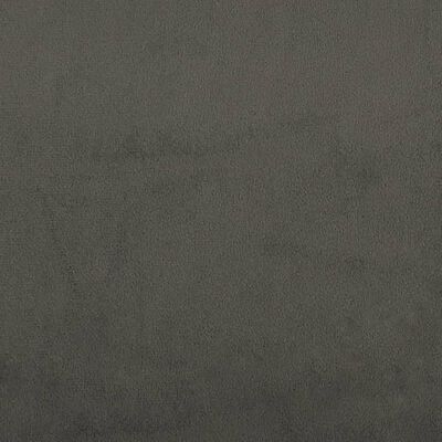 vidaXL Πλαίσιο Κρεβατιού Boxspring Σκούρο Γκρι 180x200 εκ. Βελούδινο