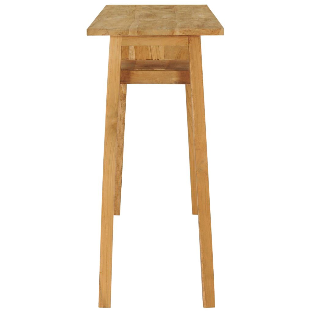 vidaXL Τραπέζι Κονσόλα 120 x 35 x 75 εκ. από Μασίφ Ξύλο Teak