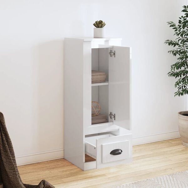 vidaXL &Nu;&tau;&omicron;&upsilon;&lambda;ά&pi;&iota; &Gamma;&upsilon;&alpha;&lambda;&iota;&sigma;&tau;&epsilon;&rho;ό &lambda;&epsilon;&upsilon;&kappa;ό 36x35,5x103,5 &alpha;&pi;ό &Epsilon;&pi;&epsilon;&xi;&epsilon;&rho;&gamma;&alpha;&sigma;&mu;έ&nu;&omicron; &Xi;ύ&lambda;&omicron;