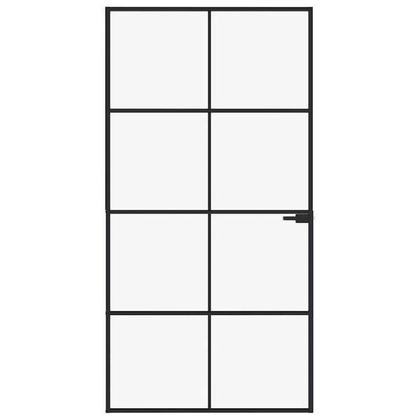 vidaXL &Epsilon;&sigma;&omega;&tau;&epsilon;&rho;&iota;&kappa;ή &Pi;ό&rho;&tau;&alpha; 102x201,5 &epsilon;&kappa;. &Psi;&eta;&mu;έ&nu;&omicron; &Gamma;&upsilon;&alpha;&lambda;ί &kappa;&alpha;&iota; &Lambda;&epsilon;&pi;&tau;ό &Alpha;&lambda;&omicron;&upsilon;&mu;ί&nu;&iota;&omicron;