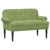 vidaXL Love seat &mu;&epsilon; &kappa;&omicron;&upsilon;&mu;&pi;&iota;ά &Alpha;&nu;&omicron;&iota;&chi;&tau;ό &Pi;&rho;ά&sigma;&iota;&nu;&omicron; 120 x 66 x 78 &epsilon;&kappa;. &Beta;&epsilon;&lambda;&omicron;ύ&delta;&omicron;