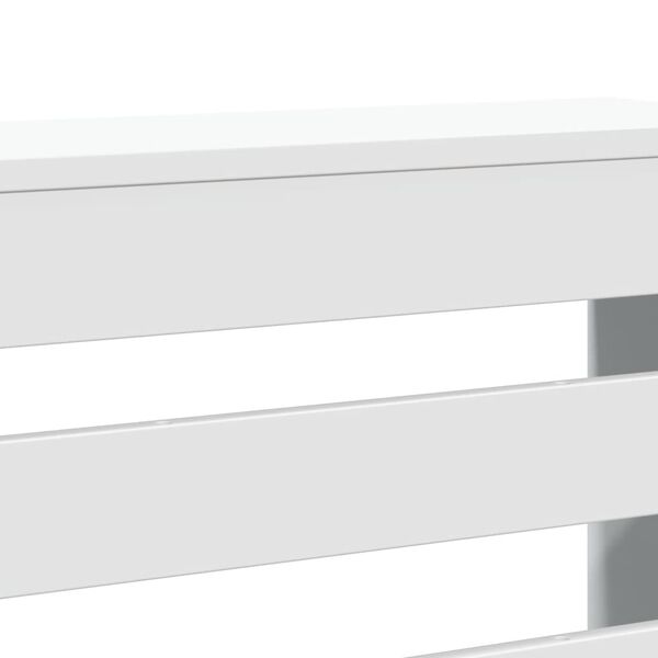 vidaXL Κάλυμμα Καλοριφέρ Λευκό 175x20x82 εκ. από Επεξεργασμένο Ξύλο