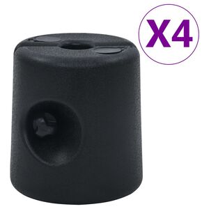 vidaXL &Beta;&alpha;&rho;ί&delta;&iota;&alpha; &gamma;&iota;&alpha; &Kappa;&iota;ό&sigma;&kappa;&iota; 4 &tau;&epsilon;&mu;. &Mu;&alpha;ύ&rho;&alpha; &alpha;&pi;ό &Pi;&omicron;&lambda;&upsilon;&alpha;&iota;&theta;&upsilon;&lambda;έ&nu;&iota;&omicron;