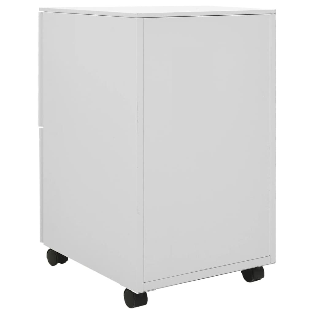 vidaXL Αρχειοθήκη Φορητή Ανοιχτό Γκρι 39 x 45 x 67 εκ. Ατσάλινη