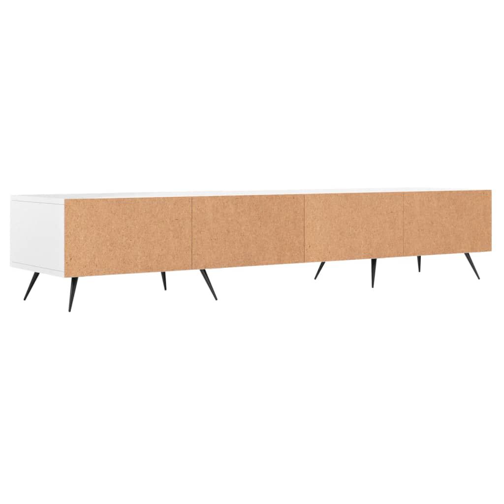 vidaXL Έπιπλο Τηλεόρασης Λευκό 150 x 36 x 30 εκ. Επεξεργασμένο Ξύλο