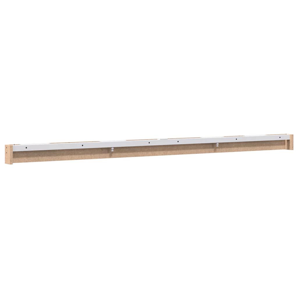 vidaXL Κιτ υλικού συρόμενης πόρτας 183 cm Κράμα αλουμινίου Sliver