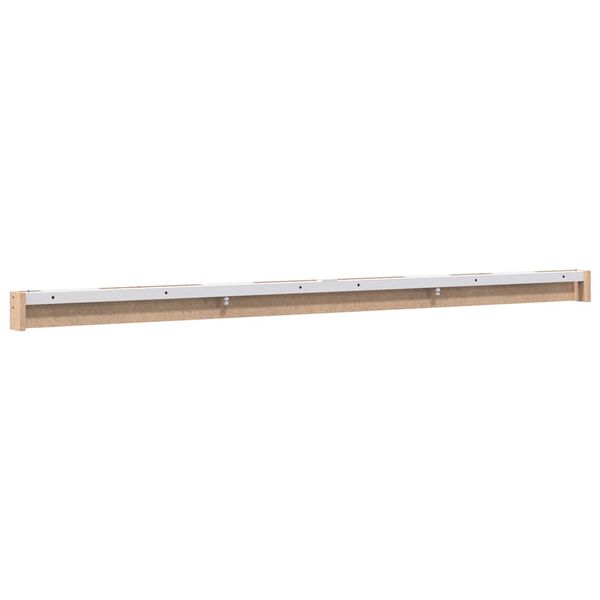 vidaXL Κιτ υλικού συρόμενης πόρτας 183 cm Κράμα αλουμινίου Sliver