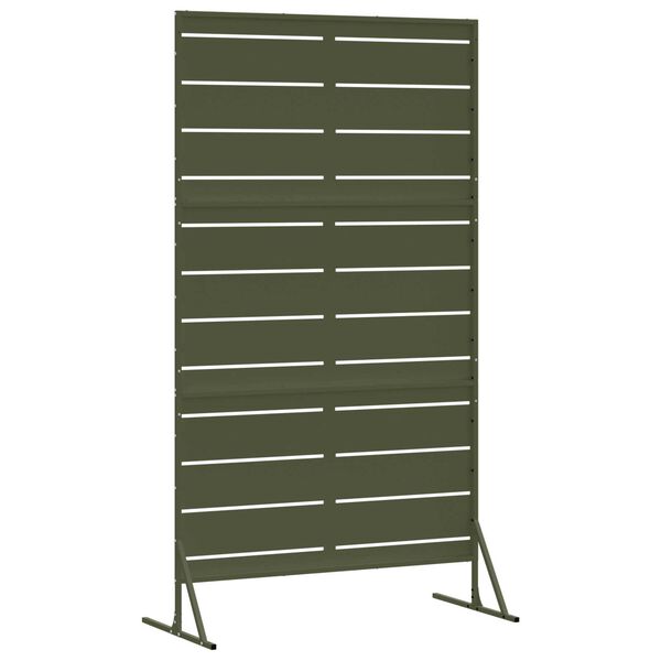 vidaXL Ιδιωτική Οθόνη Ελιά 100x50x180 εκ. Ατσάλι