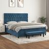 vidaXL &Kappa;&rho;&epsilon;&beta;ά&tau;&iota; Boxspring &mu;&epsilon; &Sigma;&tau;&rho;ώ&mu;&alpha; &Sigma;&kappa;&omicron;ύ&rho;&omicron; &Mu;&pi;&lambda;&epsilon; 160x200 &epsilon;&kappa;. &Beta;&epsilon;&lambda;&omicron;ύ&delta;&iota;&nu;&omicron;