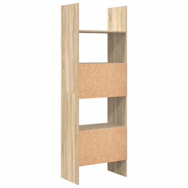 vidaXL Βιβλιοθήκη Χρώμα Sonoma Δρυς 60 x 35 x 180 εκ. από Επεξ. Ξύλο