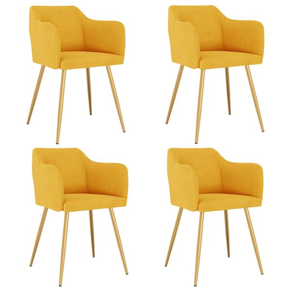 vidaXL &Kappa;&alpha;&rho;έ&kappa;&lambda;&epsilon;&sigmaf; &Tau;&rho;&alpha;&pi;&epsilon;&zeta;&alpha;&rho;ί&alpha;&sigmaf; 4 &tau;&epsilon;&mu;. &Kappa;ί&tau;&rho;&iota;&nu;&epsilon;&sigmaf; &Beta;&epsilon;&lambda;&omicron;ύ&delta;&iota;&nu;&epsilon;&sigmaf;