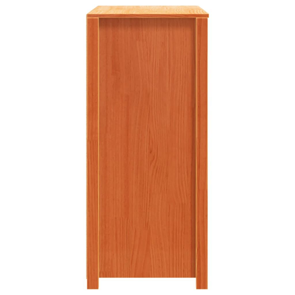 vidaXL Βοηθητικό Ντουλάπι Καφέ Κεριού 100x40x90 εκ. Μασίφ Ξύλο Πεύκου