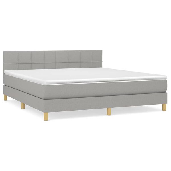vidaXL &Kappa;&rho;&epsilon;&beta;ά&tau;&iota; Boxspring &mu;&epsilon; &Sigma;&tau;&rho;ώ&mu;&alpha; &Alpha;&nu;&omicron;&iota;&chi;&tau;ό &Gamma;&kappa;&rho;&iota; 180x200 &epsilon;&kappa;. &Upsilon;&phi;&alpha;&sigma;&mu;ά&tau;&iota;&nu;&omicron;