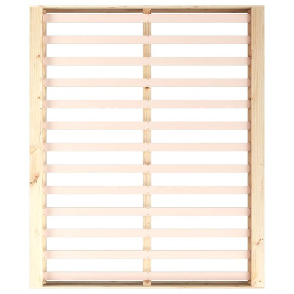 vidaXL Πλαίσιο Κρεβατιού 150 x 200 εκ. Μασίφ Ξύλο King Size
