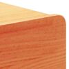 vidaXL Κομοδίνο Καφέ κεριού 44 x 32.5 x 40 εκ. Μασίφ ξύλο πεύκου