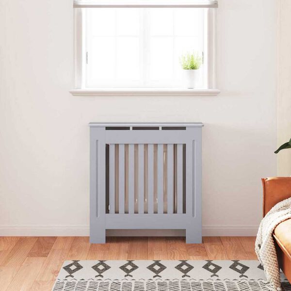 vidaXL Καπάκι Καλοριφέρ 2 pcs Γκρι 78 x 19 x 81.5 cm