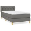 vidaXL &Kappa;&rho;&epsilon;&beta;ά&tau;&iota; Boxspring &mu;&epsilon; &Sigma;&tau;&rho;ώ&mu;&alpha; &Sigma;&kappa;&omicron;ύ&rho;&omicron; &Gamma;&kappa;&rho;&iota; 100x200 &epsilon;&kappa;. &Upsilon;&phi;&alpha;&sigma;&mu;ά&tau;&iota;&nu;&omicron;