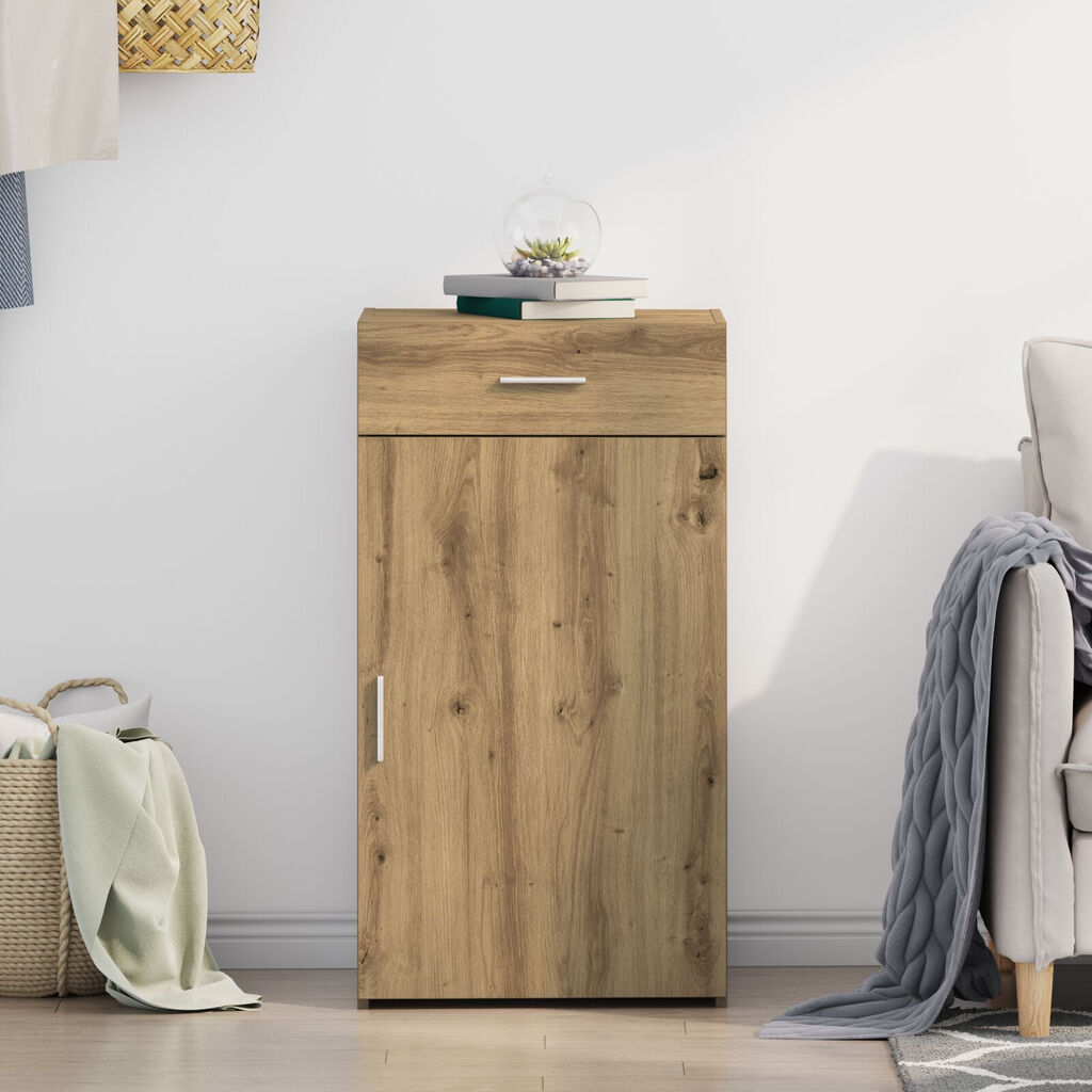 vidaXL Κονσόλα Artisan Δρυς 30x42,5x93 εκ. Κατασκευασμένη Ξυλεία