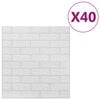 vidaXL 3D &Tau;&omicron;ύ&beta;&lambda;&alpha; &Tau;&alpha;&pi;&epsilon;&tau;&sigma;&alpha;&rho;ί&alpha;&sigmaf; &Alpha;&upsilon;&tau;&omicron;&kappa;ό&lambda;&lambda;&eta;&tau;&alpha; &Lambda;&epsilon;&upsilon;&kappa;ά 40 &tau;&epsilon;&mu;.