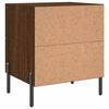 vidaXL Κομοδίνο Καφέ Δρυς 40 x 35 x 47,5 εκ. από Επεξεργ. Ξύλο